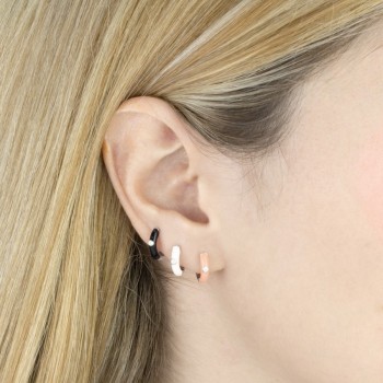 Silver earrings with cubic... 2