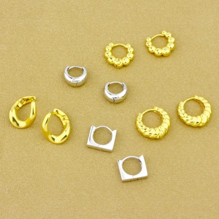 Pendientes de Plata de Ley 