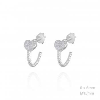 Boucles d'oreilles Zircons
