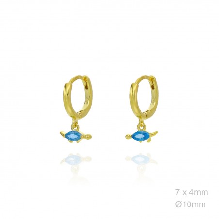 Boucles d'oreilles Zircons