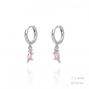 Boucles d'oreilles Zircons