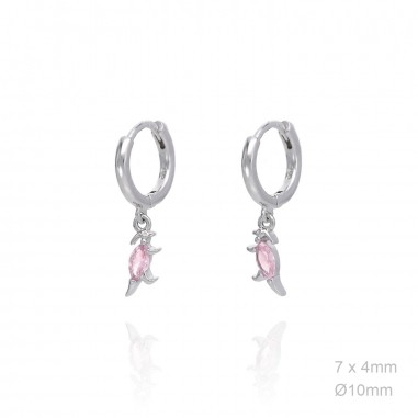 Boucles d'oreilles Zircons
