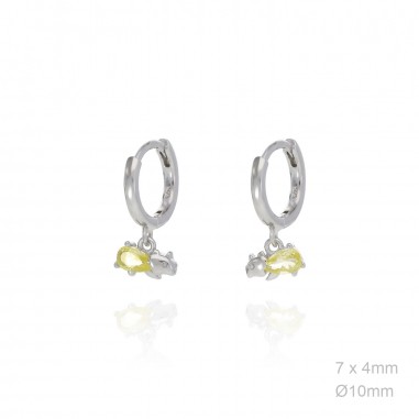 Boucles d'oreilles Zircons