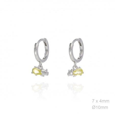 Boucles d'oreilles Zircons
