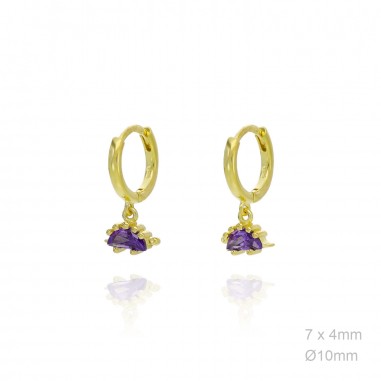 Boucles d'oreilles Zircons