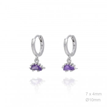 Boucles d'oreilles Zircons