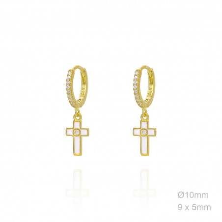 Boucles d'oreilles Zircons