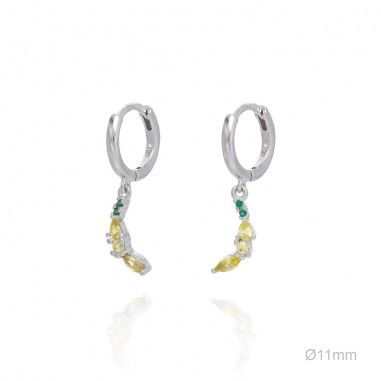 Boucles d'oreilles Zircons