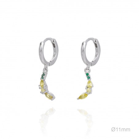 Boucles d'oreilles Zircons