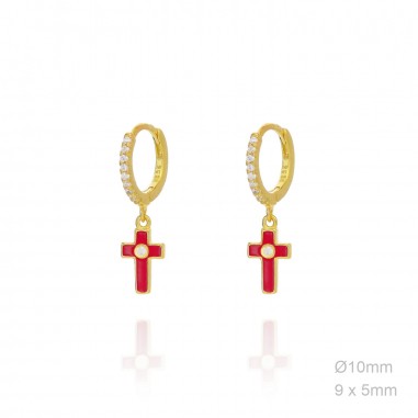 Boucles d'oreilles Zircons