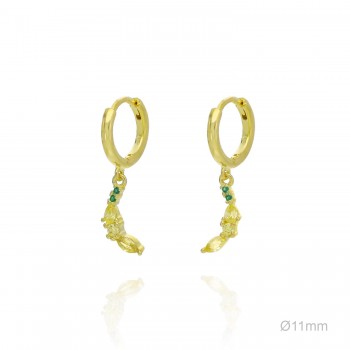Boucles d'oreilles Zircons