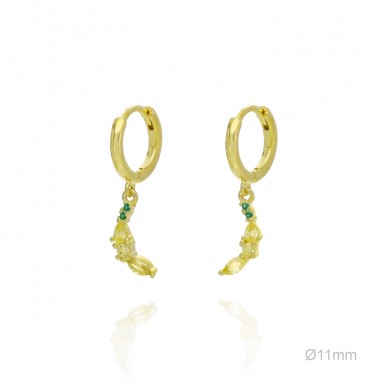 Boucles d'oreilles Zircons
