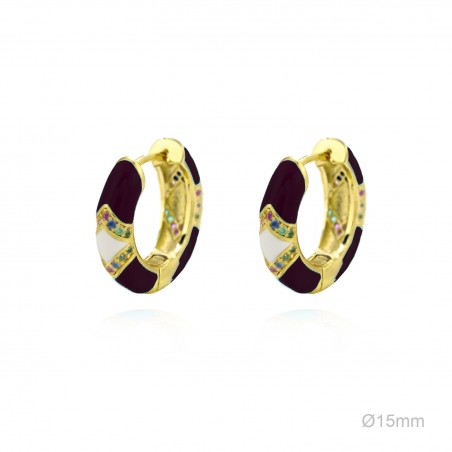 Boucles d'oreilles Zircons