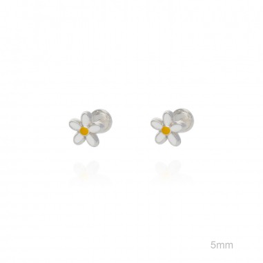 Boucles d'oreilles Argent lisse