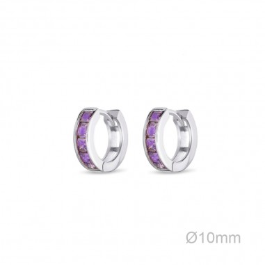 Boucles d'oreilles Zircons
