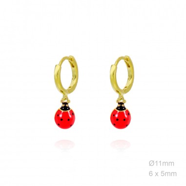 Boucles d'oreilles Argent lisse