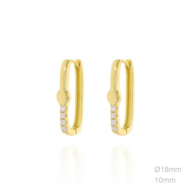 Boucles d'oreilles Zircons