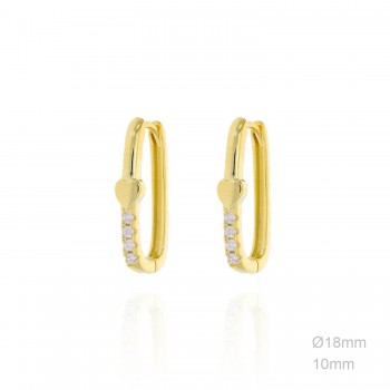 Boucles d'oreilles Zircons