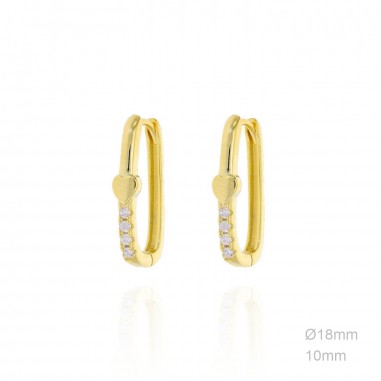 Boucles d'oreilles Zircons