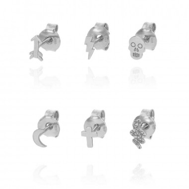 Boucles d'oreilles Argent lisse