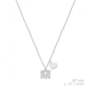 Sautoir en Argent avec oxyde de zirconium | M