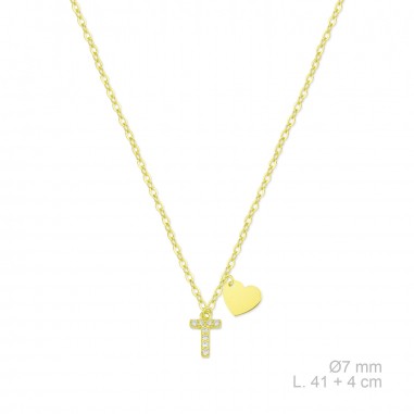 Sautoir en Argent avec oxyde de zirconium | T