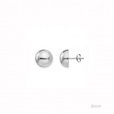 Boucles d'oreilles Argent lisse