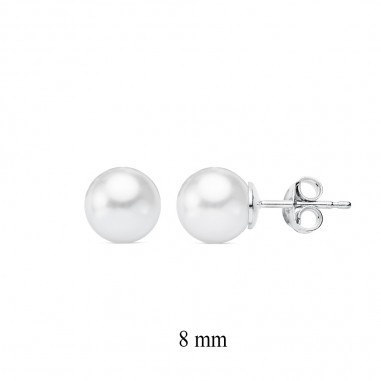 Boucles d'oreilles Perle/Gemme