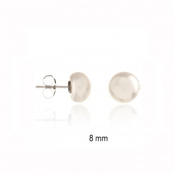 Boucles d'oreilles Perle/Gemme