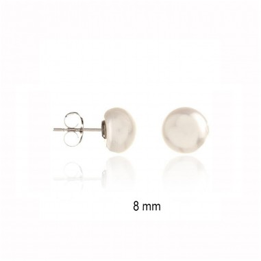 Pendiente Perla Cultivada 8mm