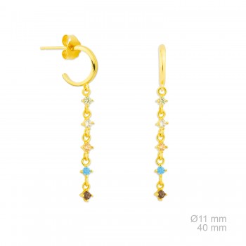 Boucles d'oreilles en...