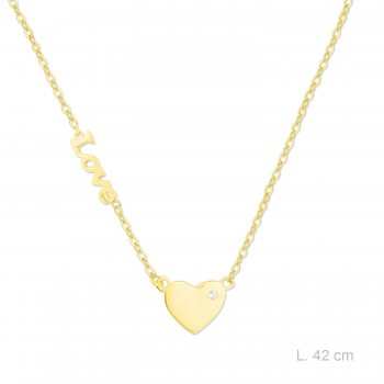 Sautoir en Argent avec zircons