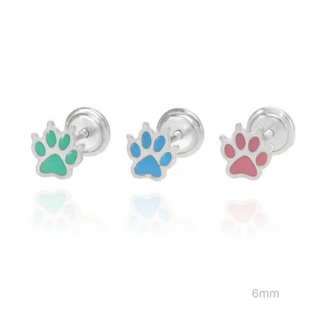 Boucles d'oreilles Argent lisse