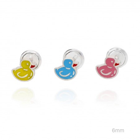 Boucles d'oreilles Argent lisse