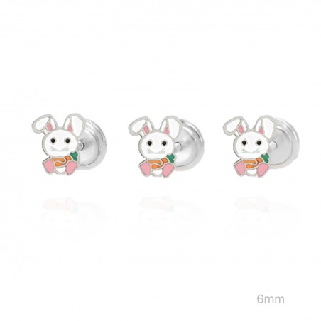 Boucles d'oreilles Argent lisse