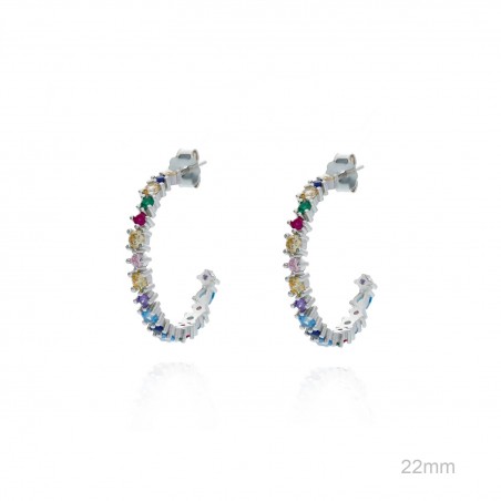 Boucles d'oreilles Zircons