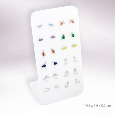 Display - 12 pairs of earrings