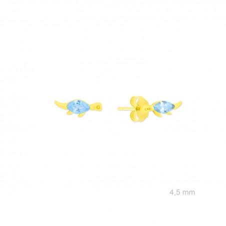 Boucles d'oreilles en Argent avec oxyde de zirconium