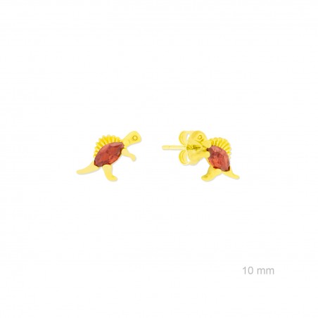 Brincos de Prata Esterlina com zircônia