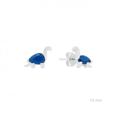 Boucles d'oreilles en Argent avec oxyde de zirconium