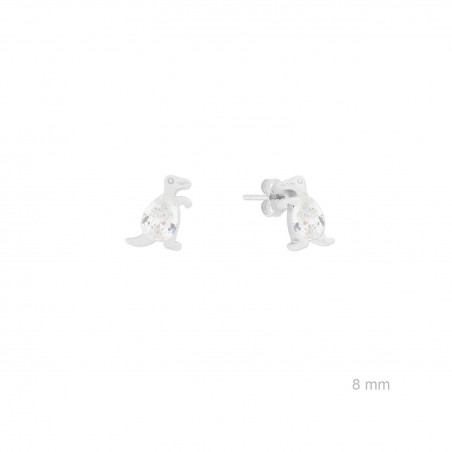 Boucles d'oreilles en Argent avec oxyde de zirconium