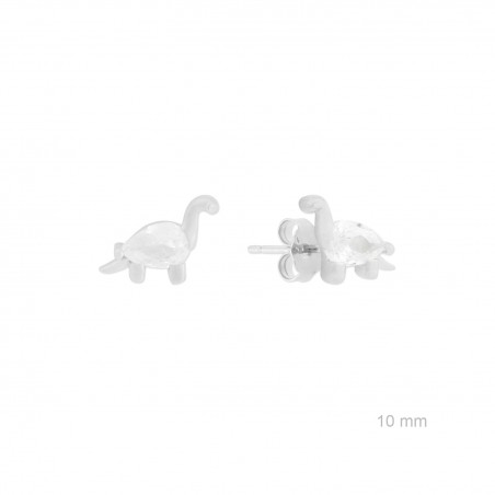 Boucles d'oreilles en Argent avec oxyde de zirconium