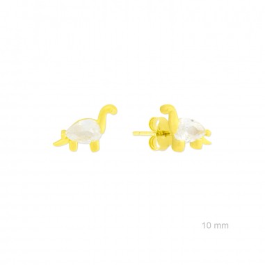 Brincos de Prata Esterlina com zircônia