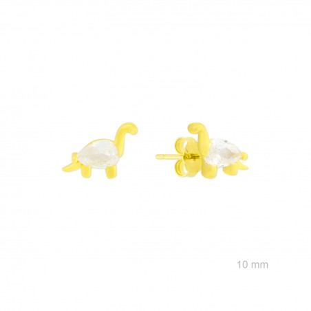 Brincos de Prata Esterlina com zircônia