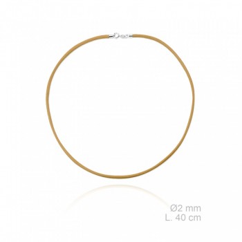 Braided leather necklace,...