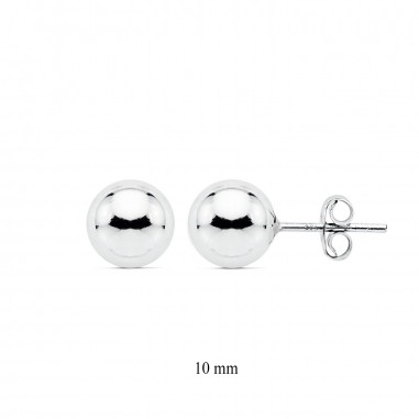 Boucles d'oreilles Argent lisse