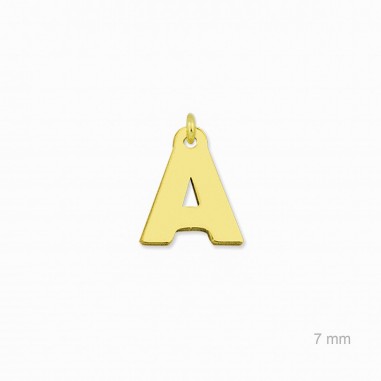 Charm de Plata de Ley (Letra A)