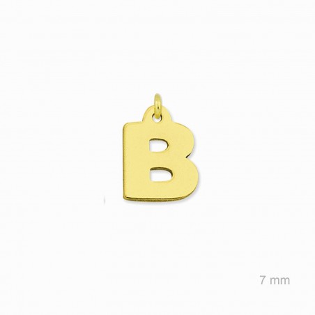 Charm de Plata de Ley (Letra B)