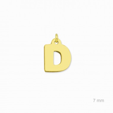 Charm de Plata de Ley (Letra D)