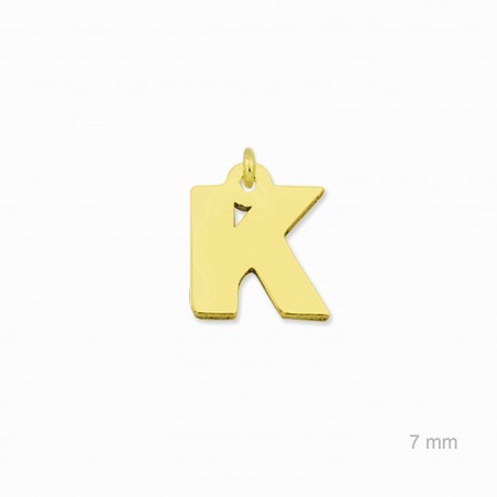 Charm de Plata de Ley (Letra K)